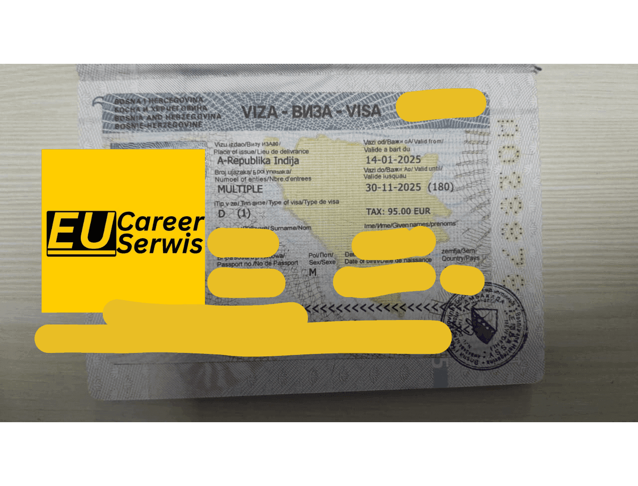 Visa Stamp 1